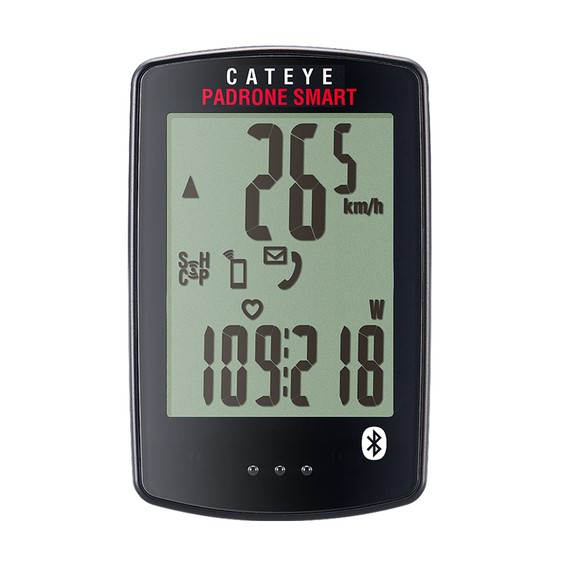 Cateye Fahrradcomputer Padrone Smart CC-PA500B GPS ISC-12 Trittfrequenz HR-12